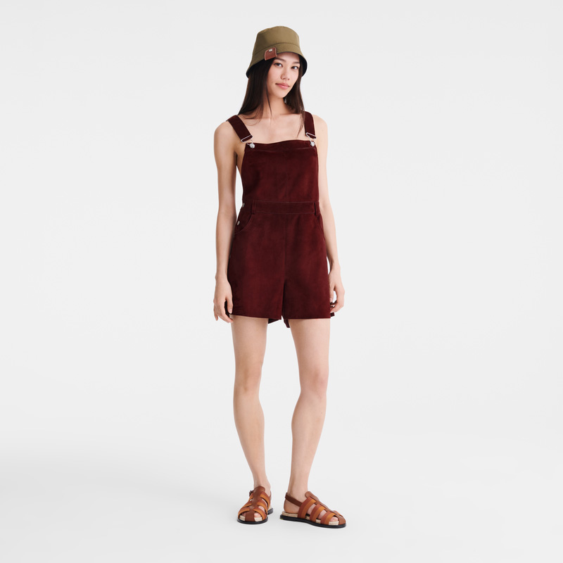 Longchamp | Jumpsuit Eggplant - Leather | Eggplant