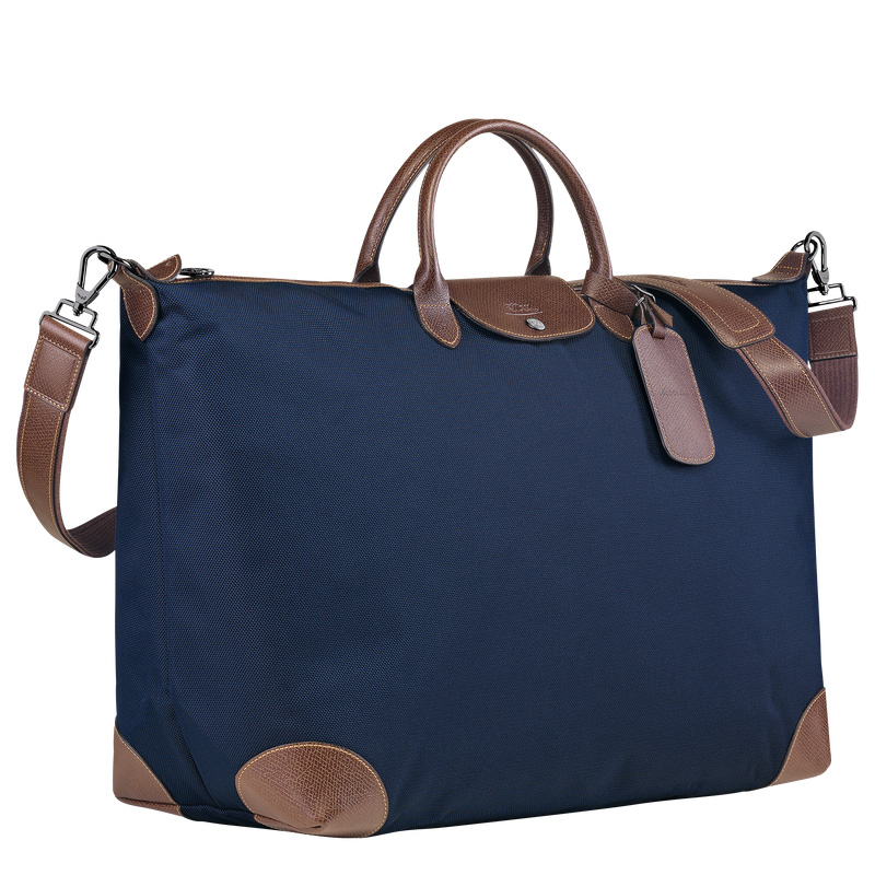 Longchamp | Boxford XL Travel bag Blue - Recycled canvas | Blue