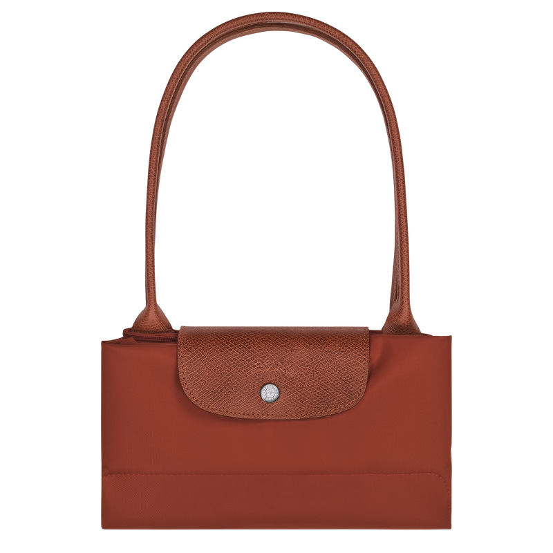 Longchamp | Le Pliage Green L Tote bag Chestnut - Recycled canvas | Chestnut