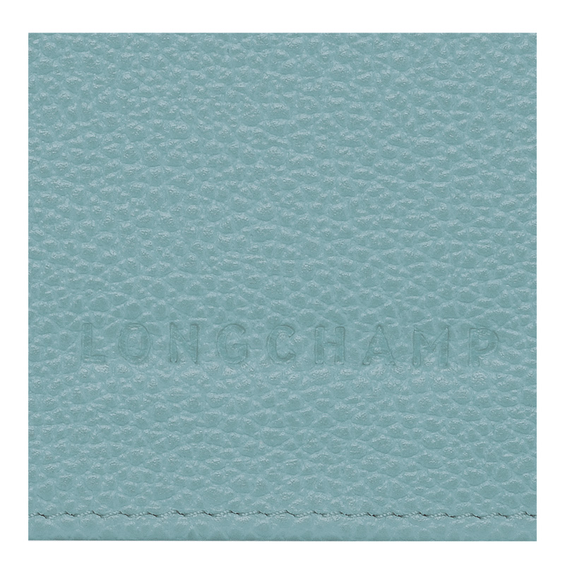 Longchamp | Le Foulonné Continental wallet Eucalyptus - Leather | Eucalyptus
