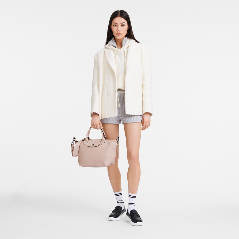 Longchamp | Le Pliage Xtra S Handbag Nude - Leather | Nude