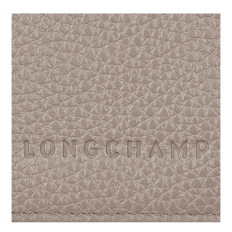 Longchamp | Le Foulonné Passport cover Turtledove - Leather | Turtledove