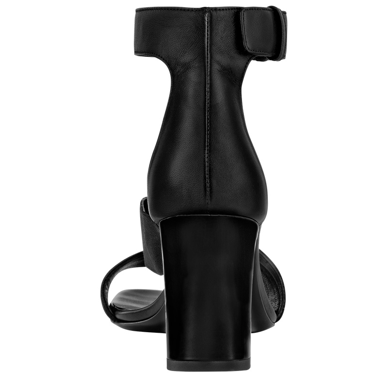 Longchamp | La Baronne Pumps Black - Leather | Black