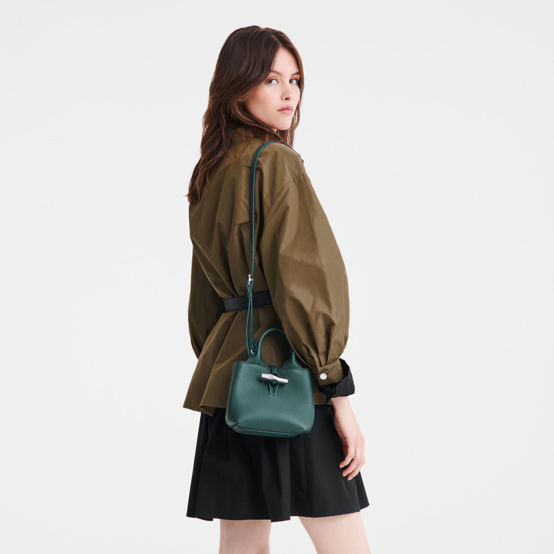 Longchamp | Le Roseau XS Handbag Cedar - Leather | Cedar