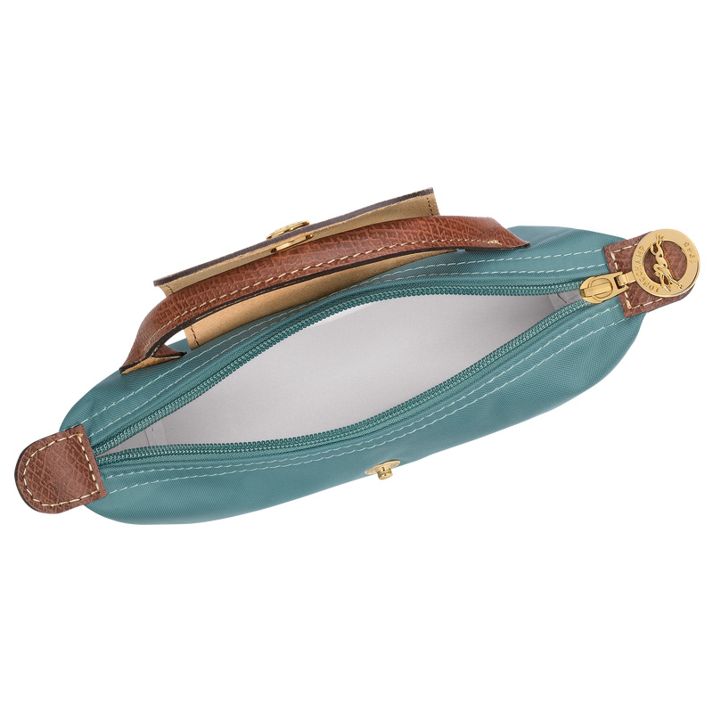 Longchamp | Le Pliage Original Pouch with handle Eucalyptus - Recycled canvas | Eucalyptus