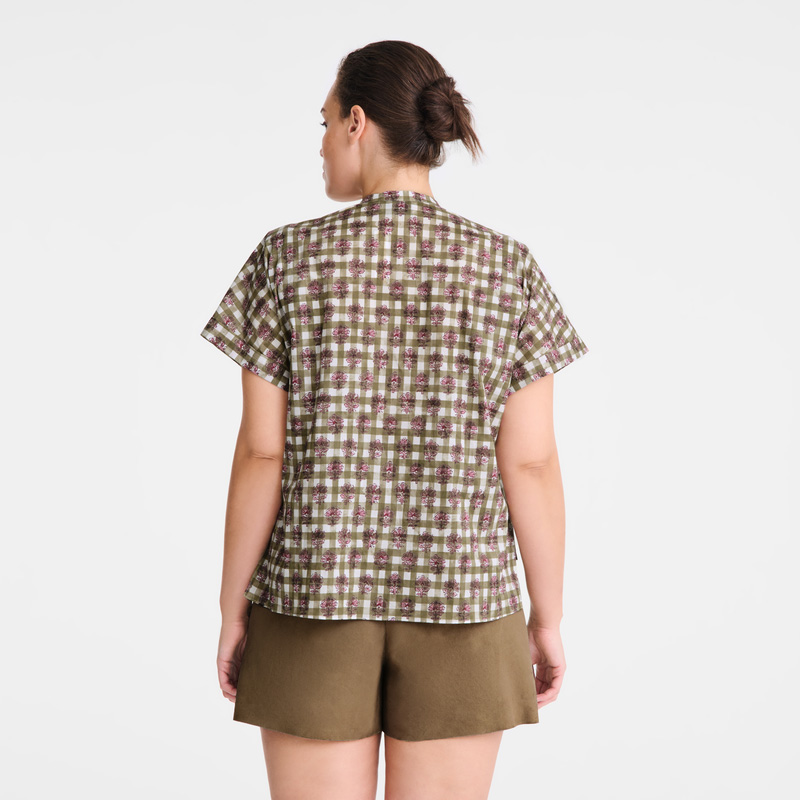 Longchamp | Blouse Artichoke - Vichy print veil | Artichoke