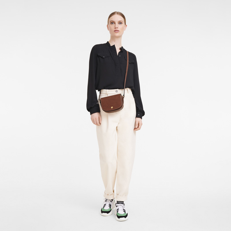 Longchamp | Épure XS Crossbody bag Brown - Leather | Brown