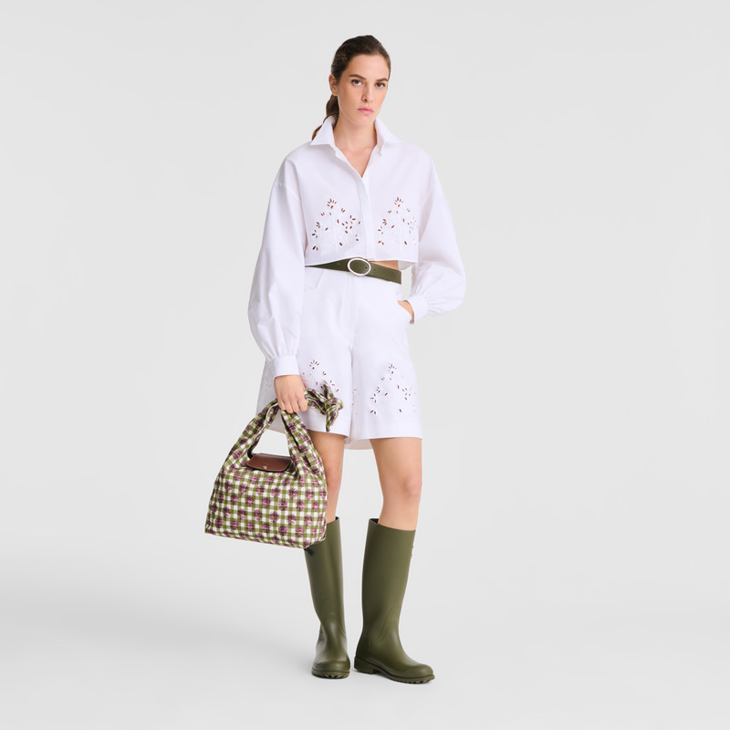 Longchamp | Le Pliage Collection M Shoulder bag Artichoke - Canvas | Artichoke