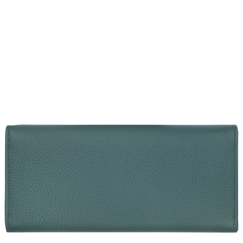 Longchamp | Le Roseau Flap wallet Cedar - Leather | Cedar