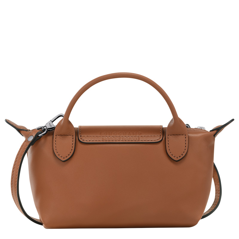 Longchamp | Le Pliage Xtra XS Pouch Cognac - Leather | Cognac