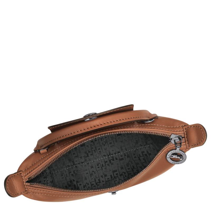 Longchamp | Le Pliage Xtra XS Pouch Cognac - Leather | Cognac
