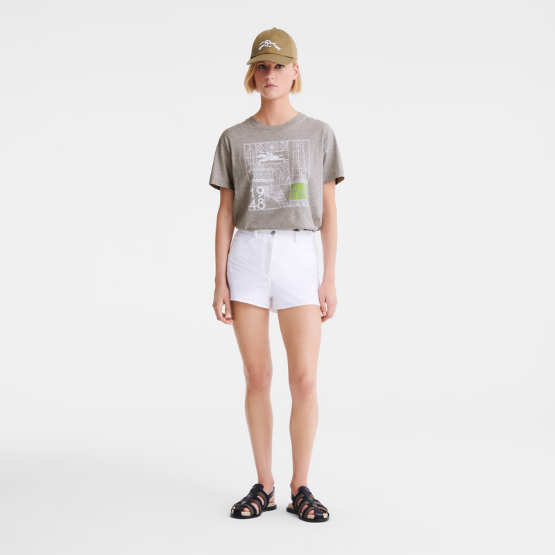 Longchamp | Shorts White - Gabardine | White