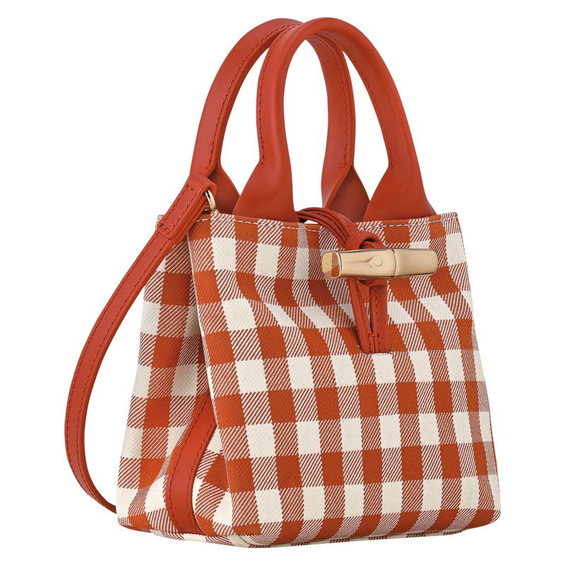 Longchamp | Le Roseau XS Handbag Bark - Canvas | Bark