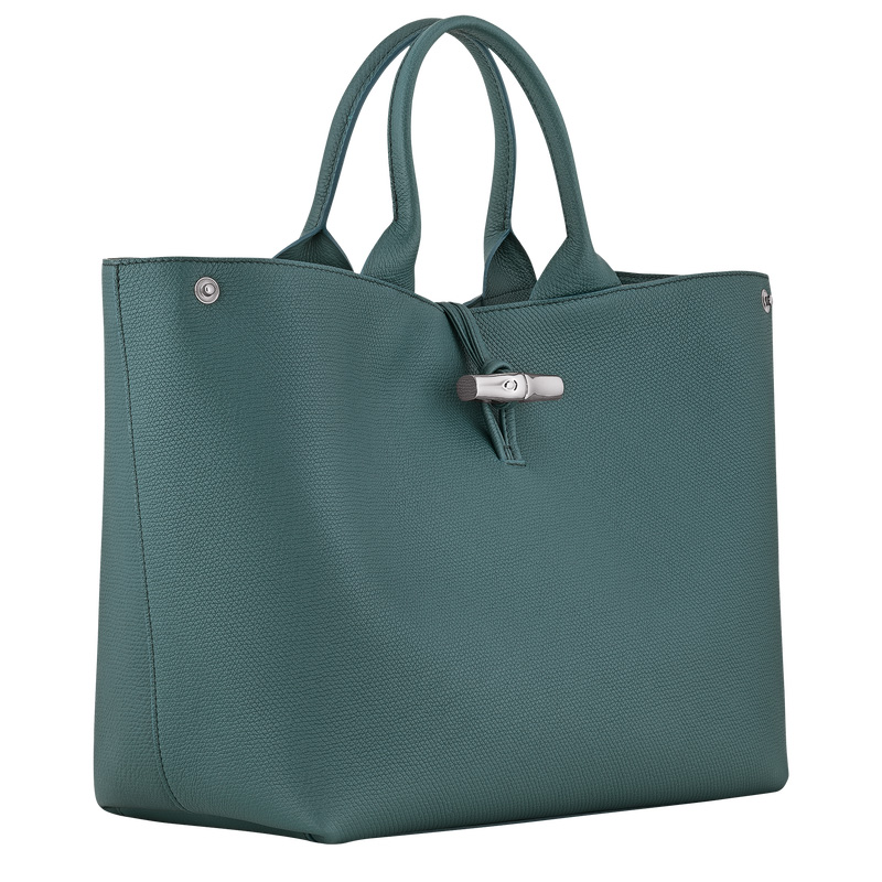 Longchamp | Le Roseau L Handbag Cedar - Leather | Cedar
