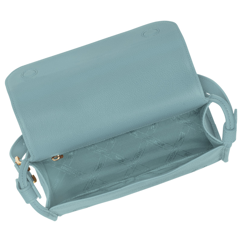 Longchamp | Le Foulonné M Crossbody bag Eucalyptus - Leather | Eucalyptus