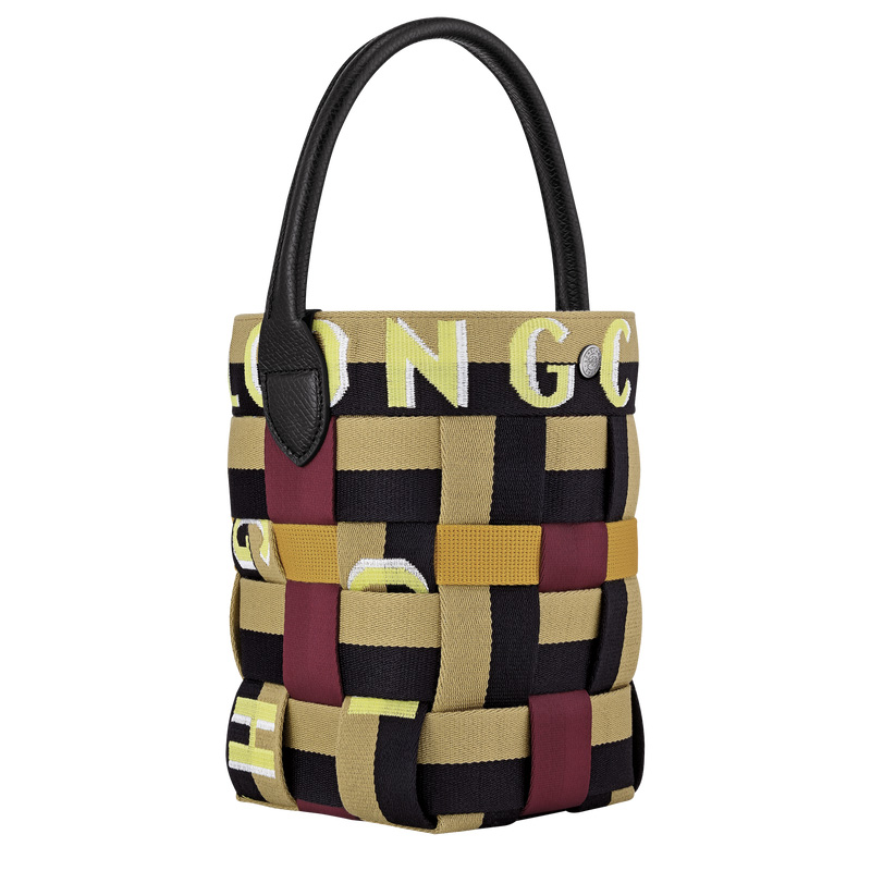Longchamp | Re-Play XS Bucket bag Ginger/Black - Canvas | Ginger/Black