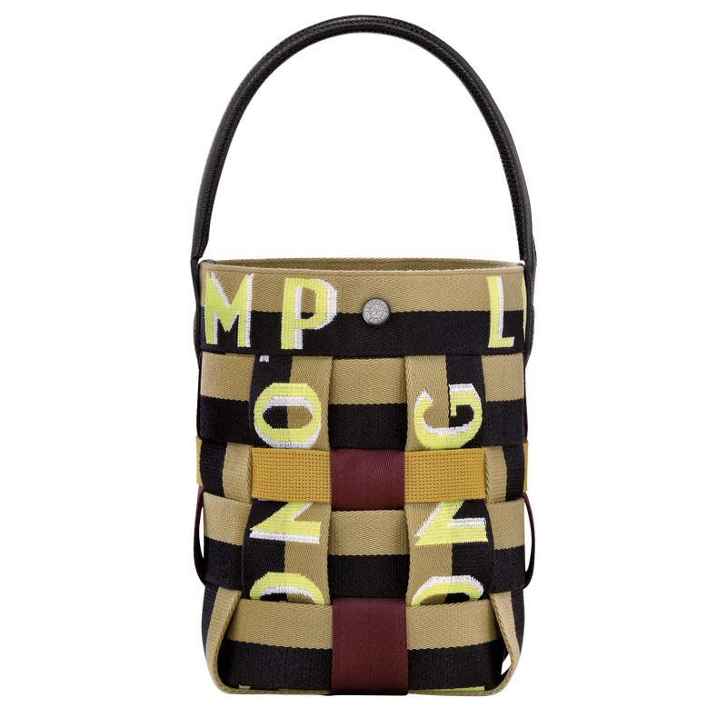 Longchamp | Re-Play XS Bucket bag Ginger/Black - Canvas | Ginger/Black