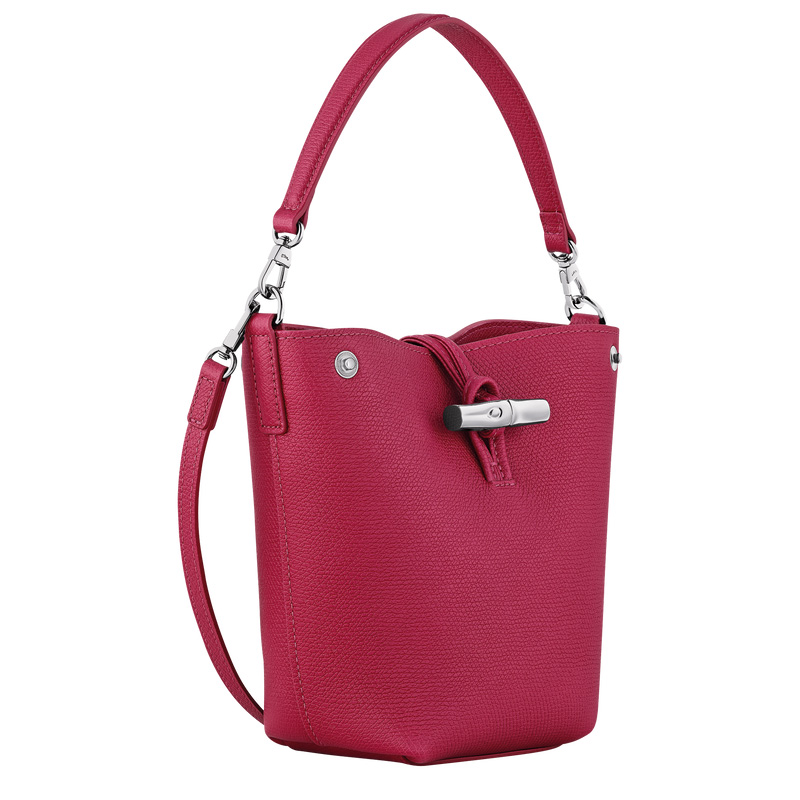 Longchamp | Le Roseau XS Bucket bag Beetroot - Leather | Beetroot