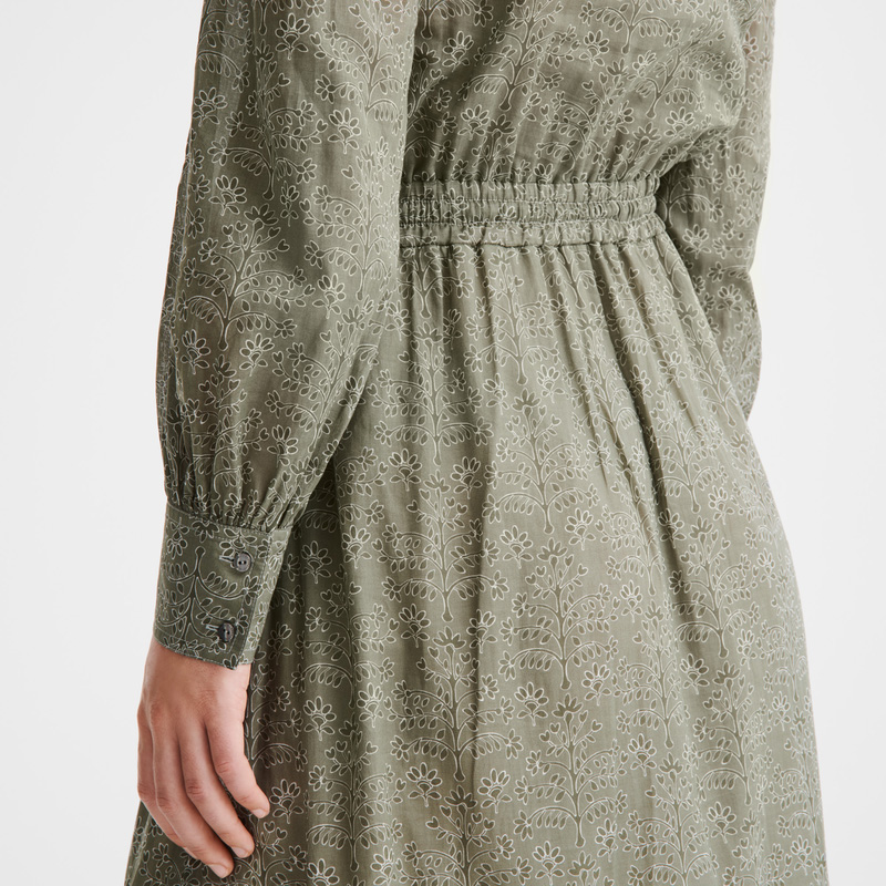 Longchamp | Long dress Laurel - Printed veil | Laurel