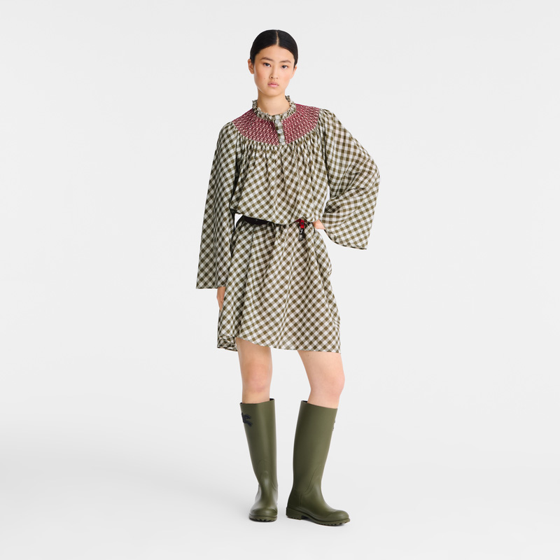 Longchamp | Dress Artichoke - Vichy jacquard | Artichoke